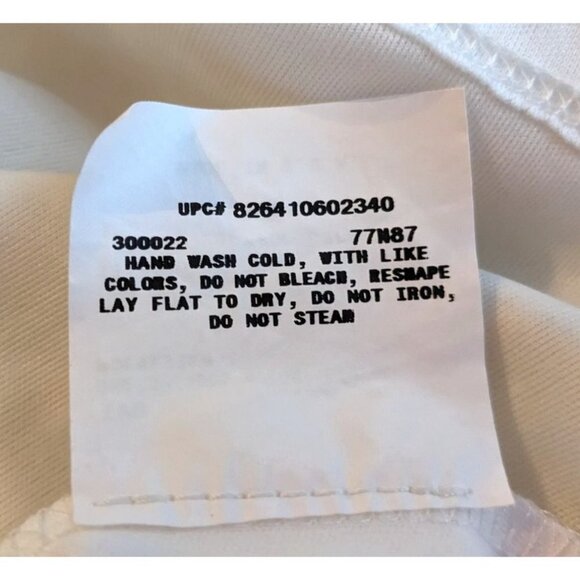 BCX DRESS Ivory Lace Sheath Bodycon Mini Dress w/ Short Puff Sleeves Size M - Picture 5 of 7